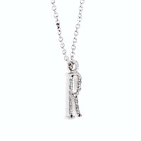Vicenza - Piazzetta Palladio 2 - Collar Golay Mujer LETTERE in Oro blanco Diamante 0.06 Ct GFR - GFR